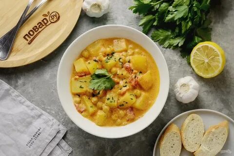 Горох с картошкой