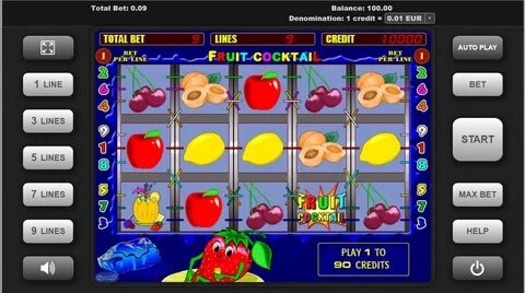 Фруктовый коктейль играть демо