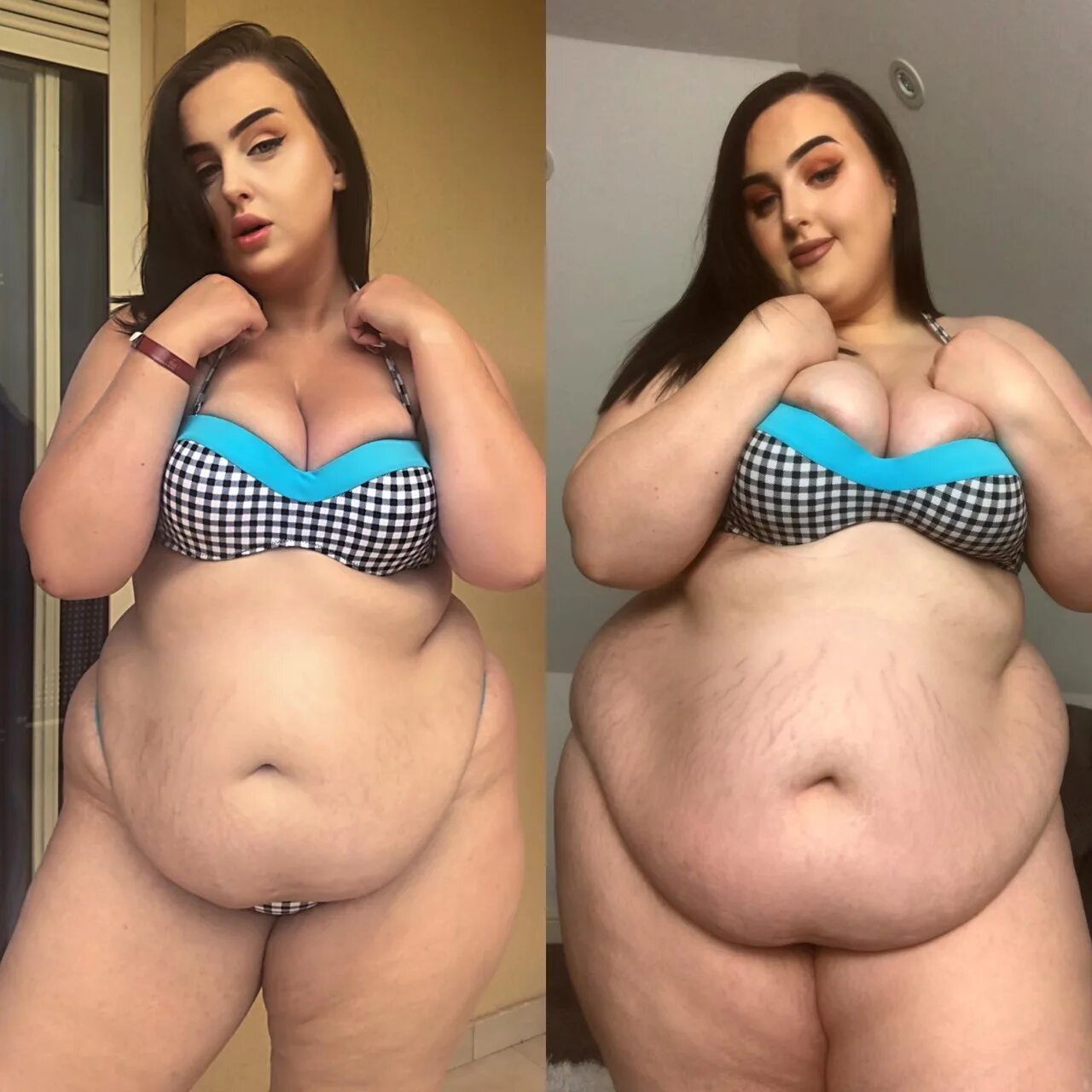 Feedee weight gain progress. Feedee weight gain progress