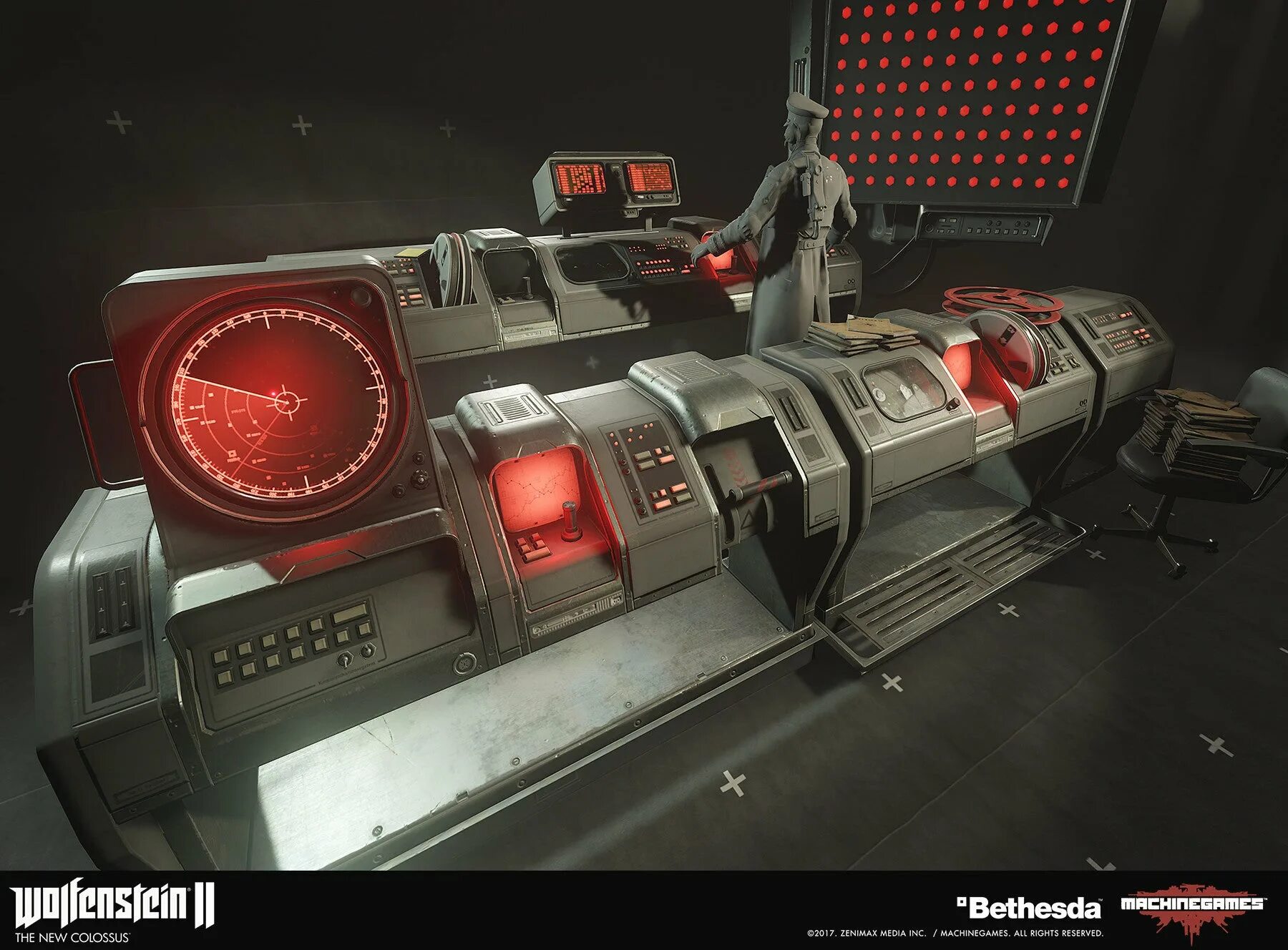 Wolfenstein ii the new colossus dump. Аусмерцер Wolfenstein. Вольфенштайн 2 Аусмерцер. Вольфенштайн корабль Ausmerzer.