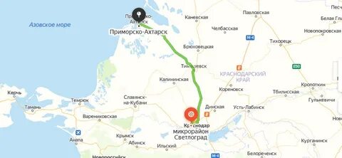 Приморско ахтарск расстояние до украины