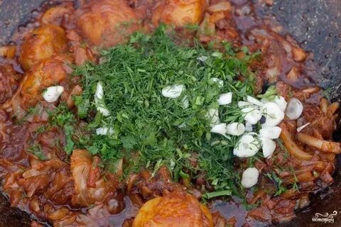 В казане без мяса