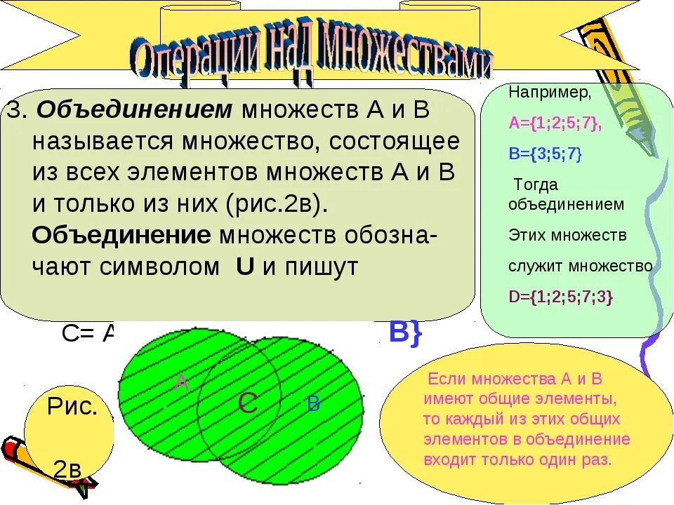 Пересечение и объединение множеств 3 класс. Объединение множеств 3 класс. Объединение трех множеств примеры. Теория множеств объединение.