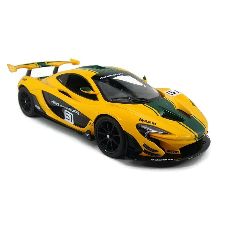 Спортивная машина игрушка. Rastar MCLAREN p1. Машина р/у 1:14 MCLAREN p1 GTR, 33,6*14,2*8,6 см, цвет жёлтый 27mhz. Rastar MCLAREN p1 GTR. Машина р/у 1:14 MCLAREN p1, цвет жёлтый 27mhz.