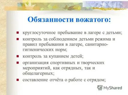 Какой лексической группе относится слово вожатый