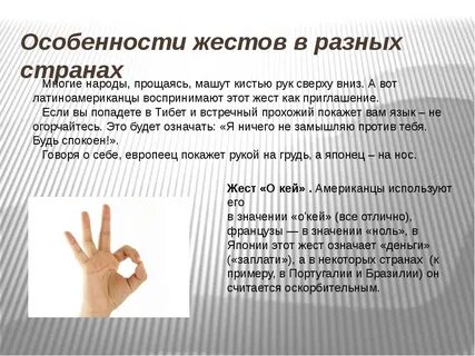 Невербальные символы общения