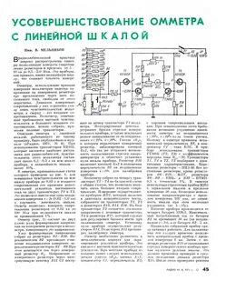Схема вольтметра постоянного тока
