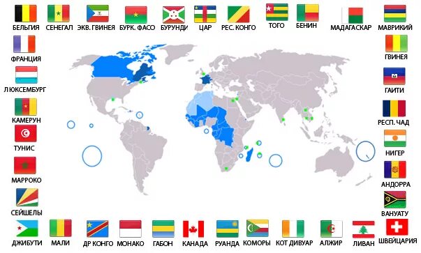 Карта французского языка в мире. В каких странах французский является государственным. Страны франкофонии карта. Французский язык в мире франкофония. Франкоговорящие страны на карте.