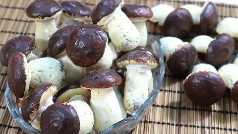Рецепт печенья грибочки