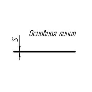 Размерная выносная линия штриховки