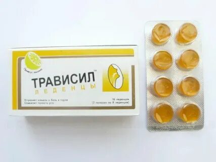 Пастилки от першения и сухого кашля