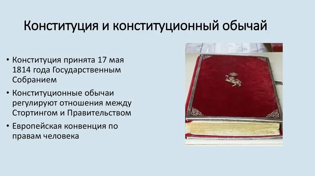 Конституционные обычаи и прецеденты