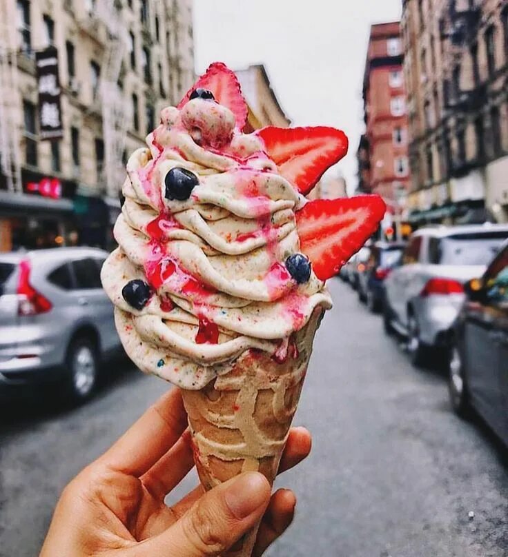 Red square type x ice cream
