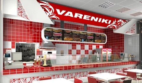 Фудкорт красная