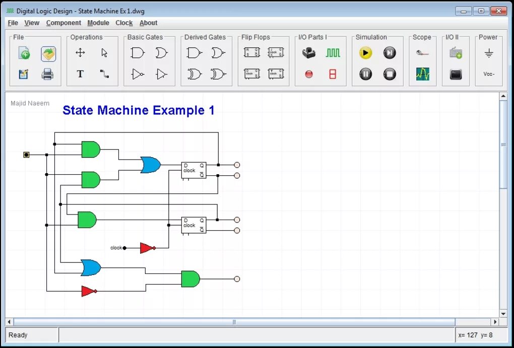 Digital logics. Digital logic design. digital logic circuit. kicad logic. logical designer.