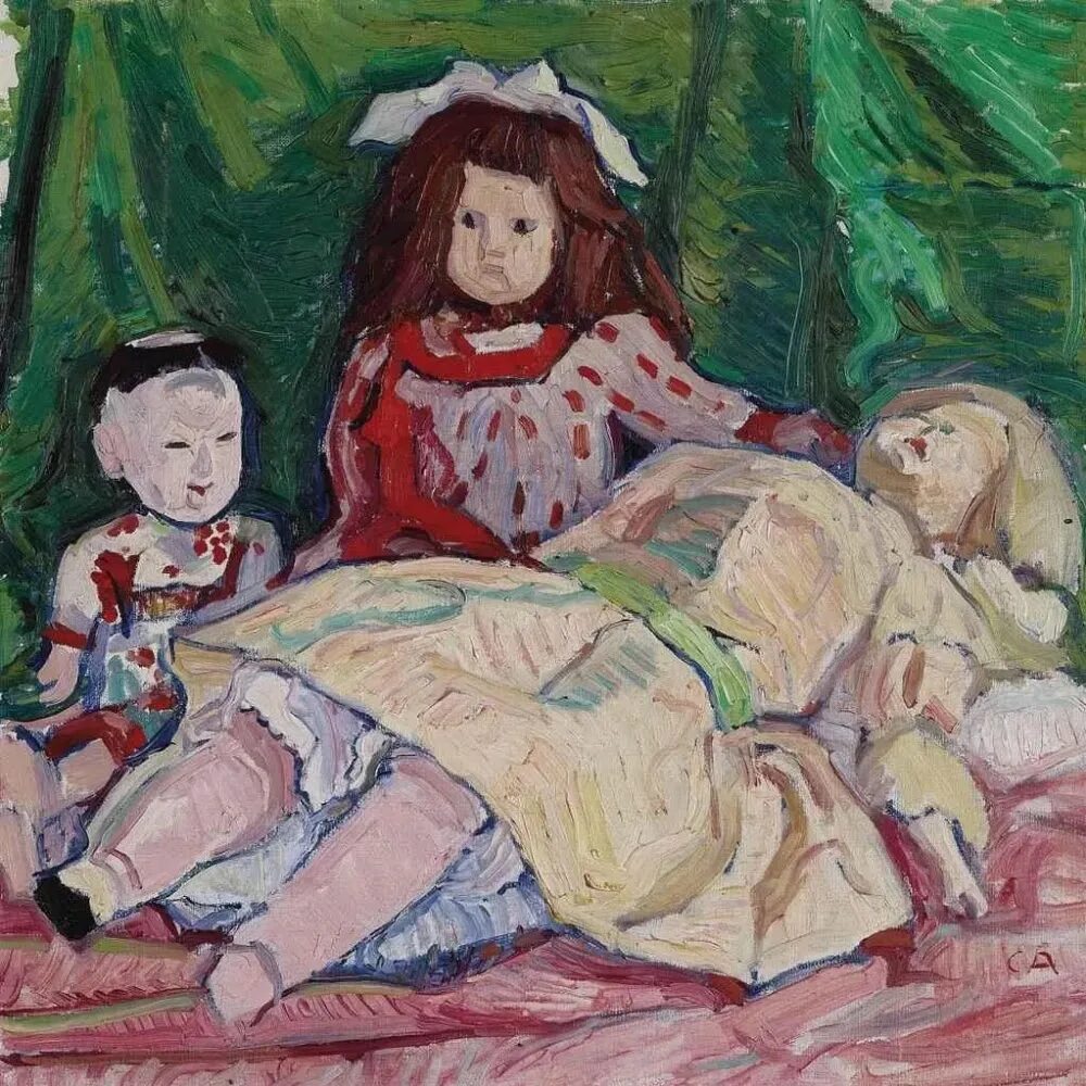 Краткое произведение кукла. Куно Амье. Куно Амье картины. Куно Амье (1868-1961). Cuno Amiet художник.