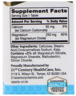 Magnesium таблетки инструкция