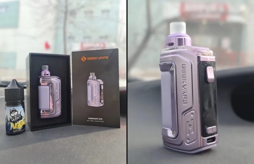 Geek Vape Aegis Hero 2 pod — Crystal Purple (набор). АЕГИС 2 вейп розовый. АЕГИС Хиро 2 сиреневый. АЕГИС Хиро 2 Кристалл Голд. Hero h45 crystal