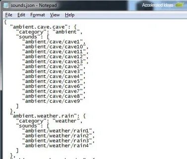 Minecraft json