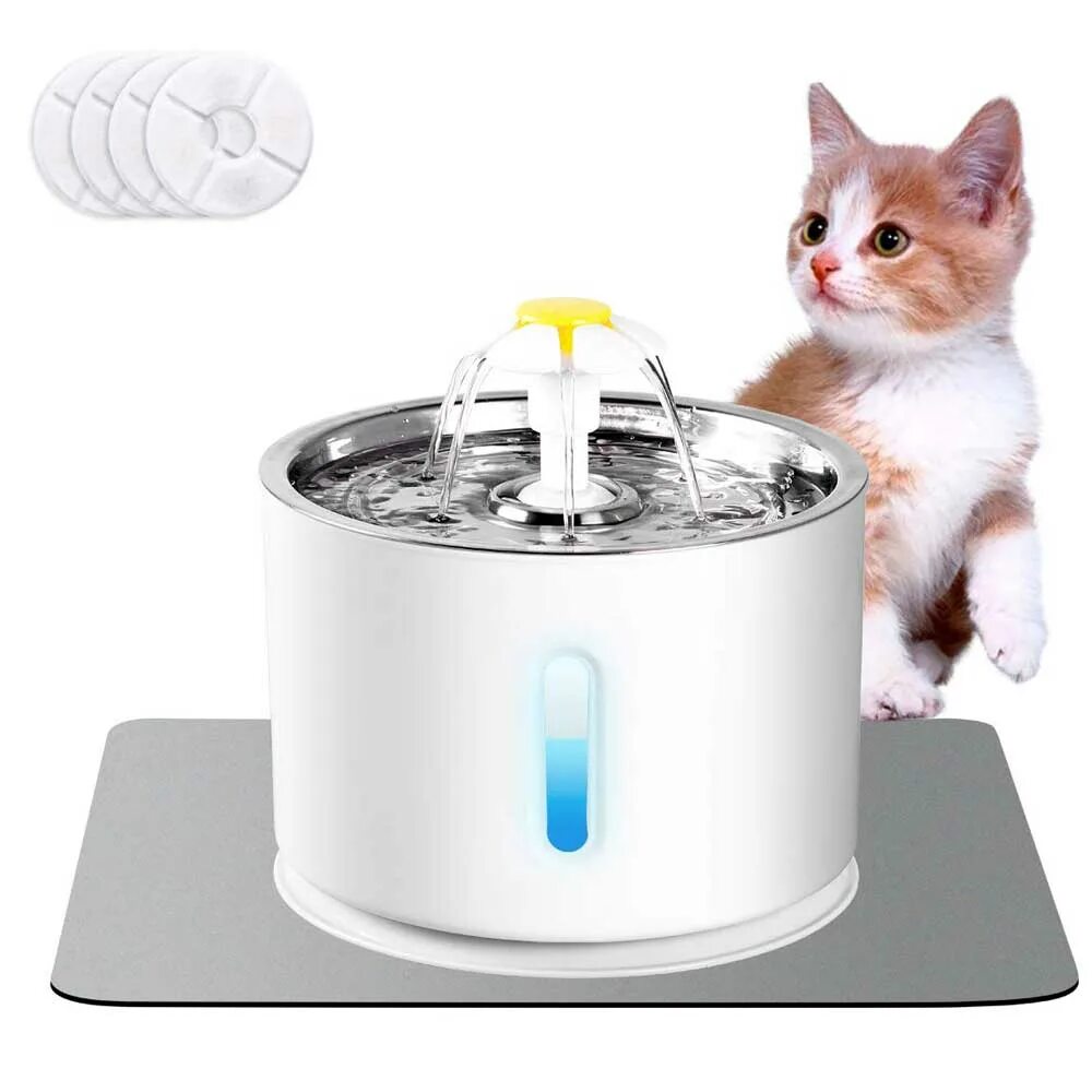 Pet Fountain 2.4l 80oz. Фонтан-поилка Pet Fountain. Фонтанчик для кошек. Автоматическая поилка для кошек. Поилка фонтан для кошек купить