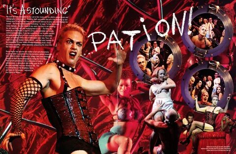 RockyMusic - Rocky Horror Show, 2001 Broadway Cast Program (Contents Page 1...
