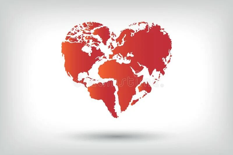 The world is heart