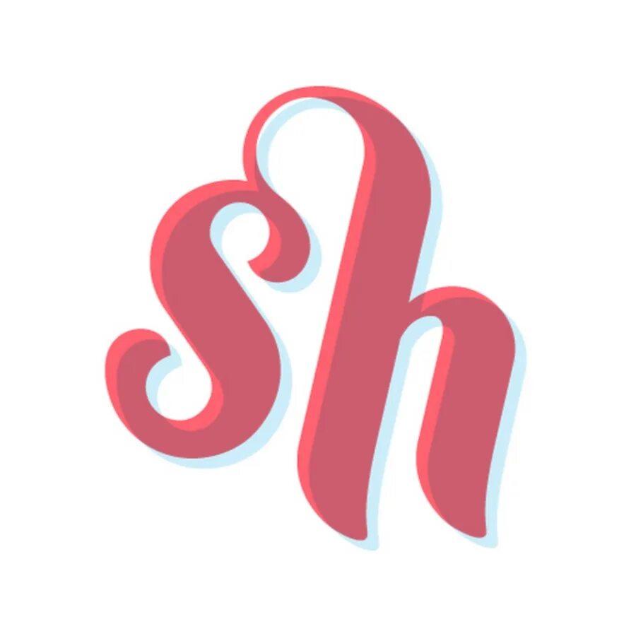 Буква sh. Надпись sh. Логотип на букву sh. Красивые буквы sh.
