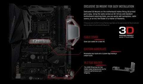 Материнская плата asus rog maximus ix hero