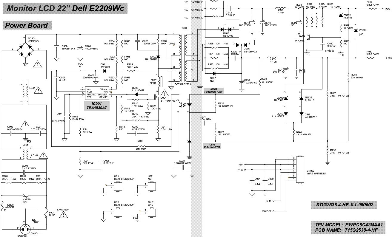 Схема блока питания монитора ЖК. Схема БП LITEON pa-1900-24. Dell pa-12 Rev:1.1 схема. Dell pa-1900-02d схема. Питание монитора схема