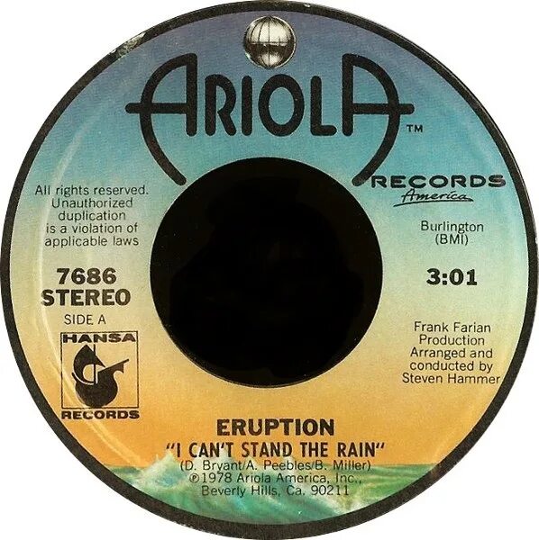 Eruption пластинка 1977. Eruption 1977. I can't the rain eruption. Группа эрапшен. I can t stand the rain.