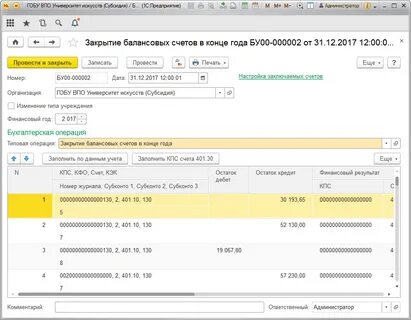 Как закрывается 84 счет в конце
