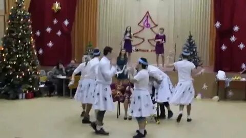 Сценка снежинки