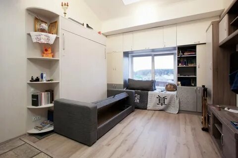 1 комнатная квартира с кроватью