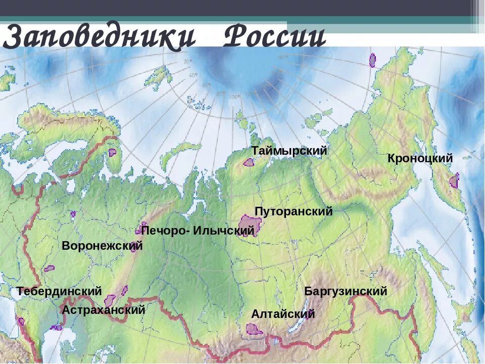 Определите по физической карте россии местоположение. Где находится Таймырский заповедник на карте. Карта заповедников России. Заповедники на каретросси. Крупнейшие заповедники России на карте.