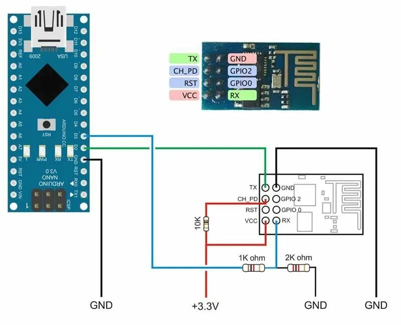 Esp8266 подключение к wifi. Wifi модуль ардуино esp8266. esp 01 ардуино gpio. esp8266 arduino схема. tx rx arduino nano.