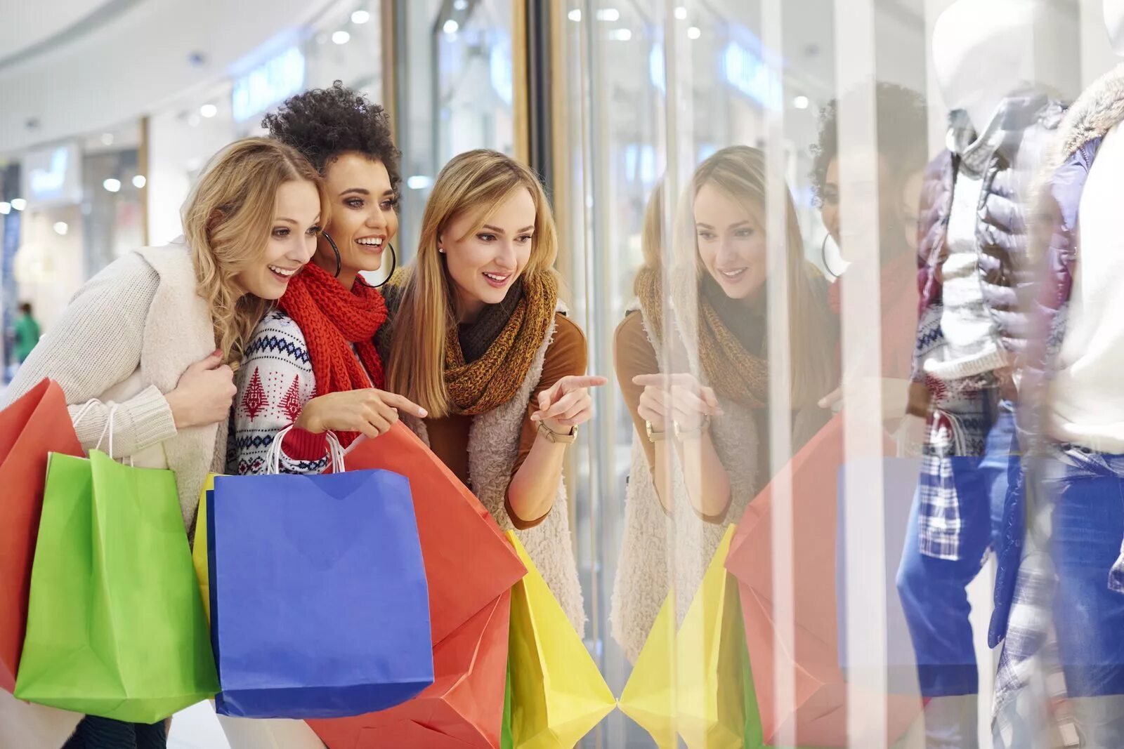 I go shopping every day