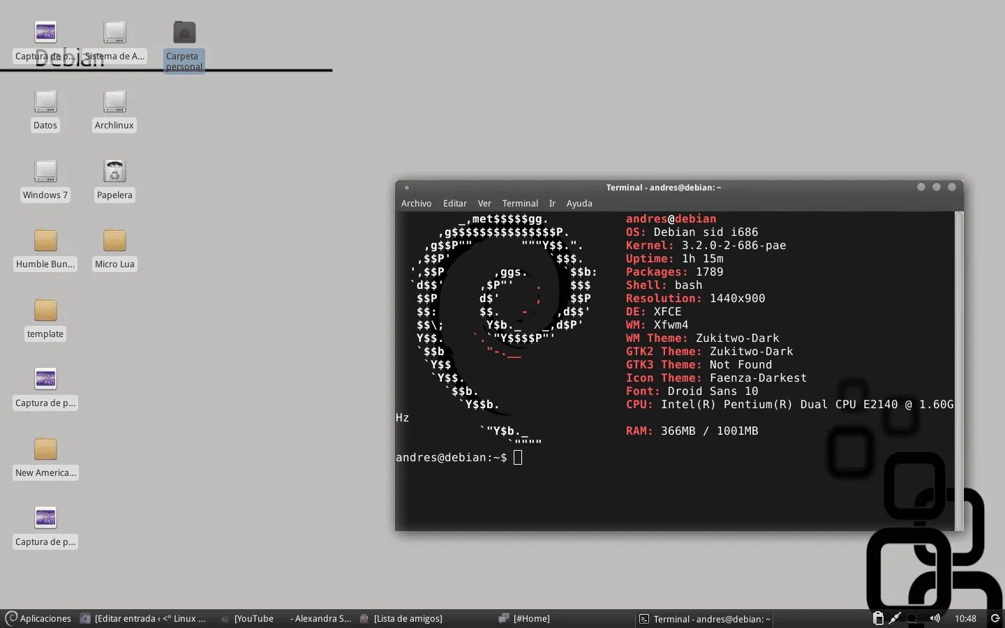 Debian sid. Debian sid