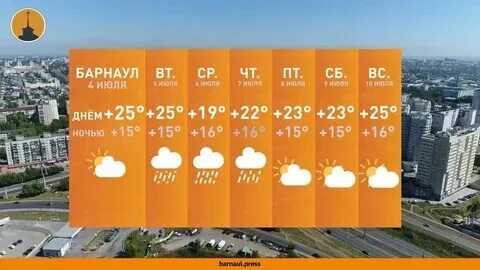Погода барнаул на 10 дней 2024 сентябрь