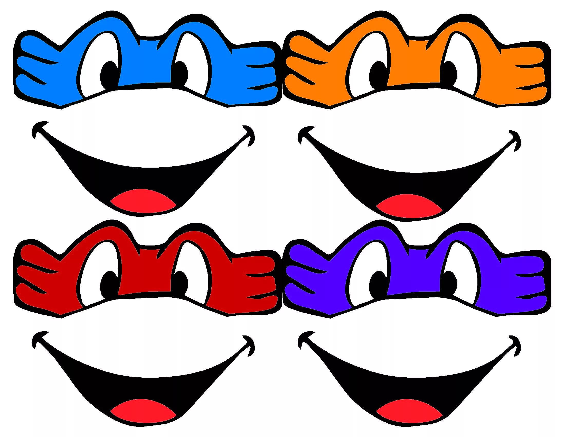 мультяшный рот. трафарет рот для поделок. улыбка для вырезания из бумаги. глазки и рот для поделок. улыбка для вырезания из бумаги.