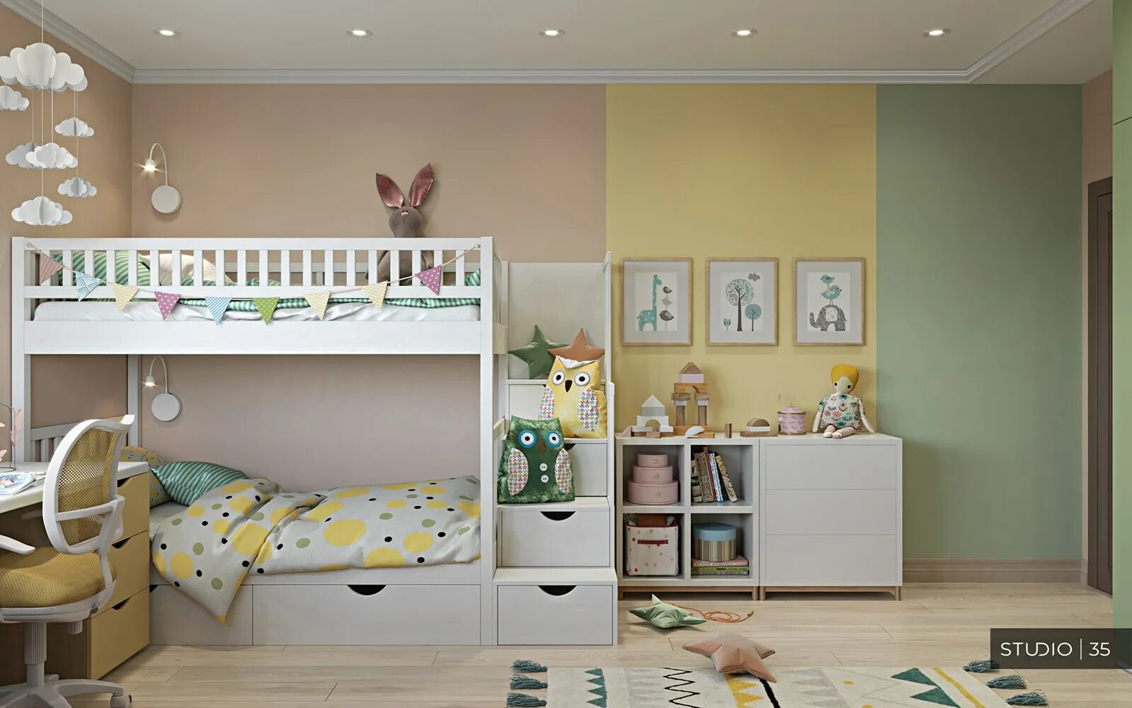 78 детская. Идеи покраски стен в детской. Цвет стен в детской комнате мальчику. Краска для детских комнат. Стены разных цветов в детской.