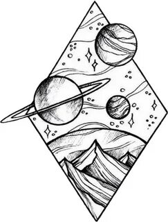 Картинки на тему космос для срисовки.