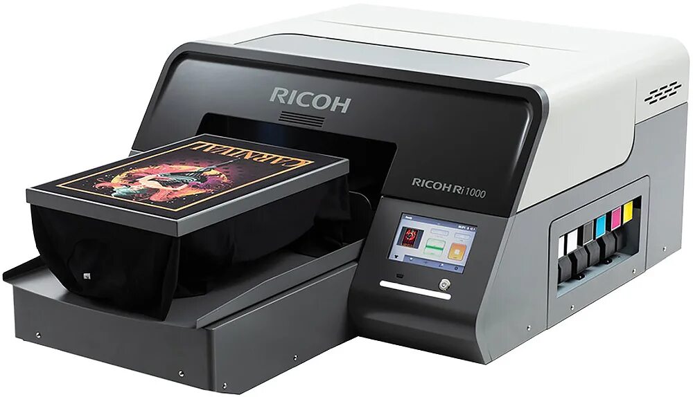 Купить принтер для футболок. Текстильный принтер Ricoh ri1000. Ricoh RI 1000. Принтер Ricoh RI 1000 (342312). Принтер для сублимационной workforce 1000.