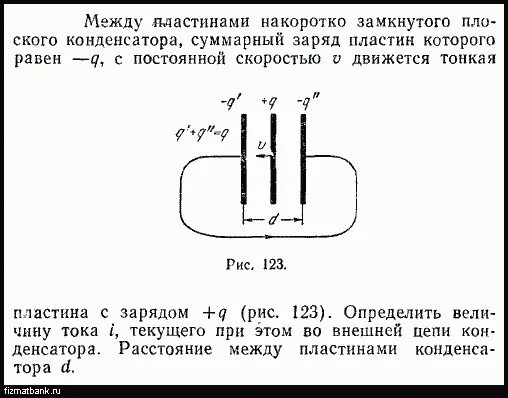 Концы замкнуты накоротко. Заряды на стальной пластине. Заряженная пластина в конденсаторе. Сила между двумя заряженными пластинами. Три пластины площадью s.