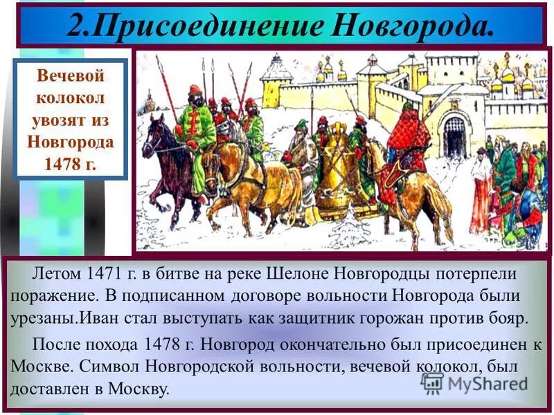 Иван 3 присоединил новгород к москве. Присоединение новгорода к москве год. В чем состояло значение присоединение новгорода. В чем состояло значение присоединение новгорода. В чем состояло значение присоединение новгорода.