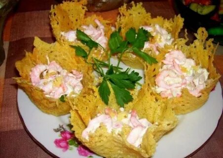 Сырные корзиночки рецепты