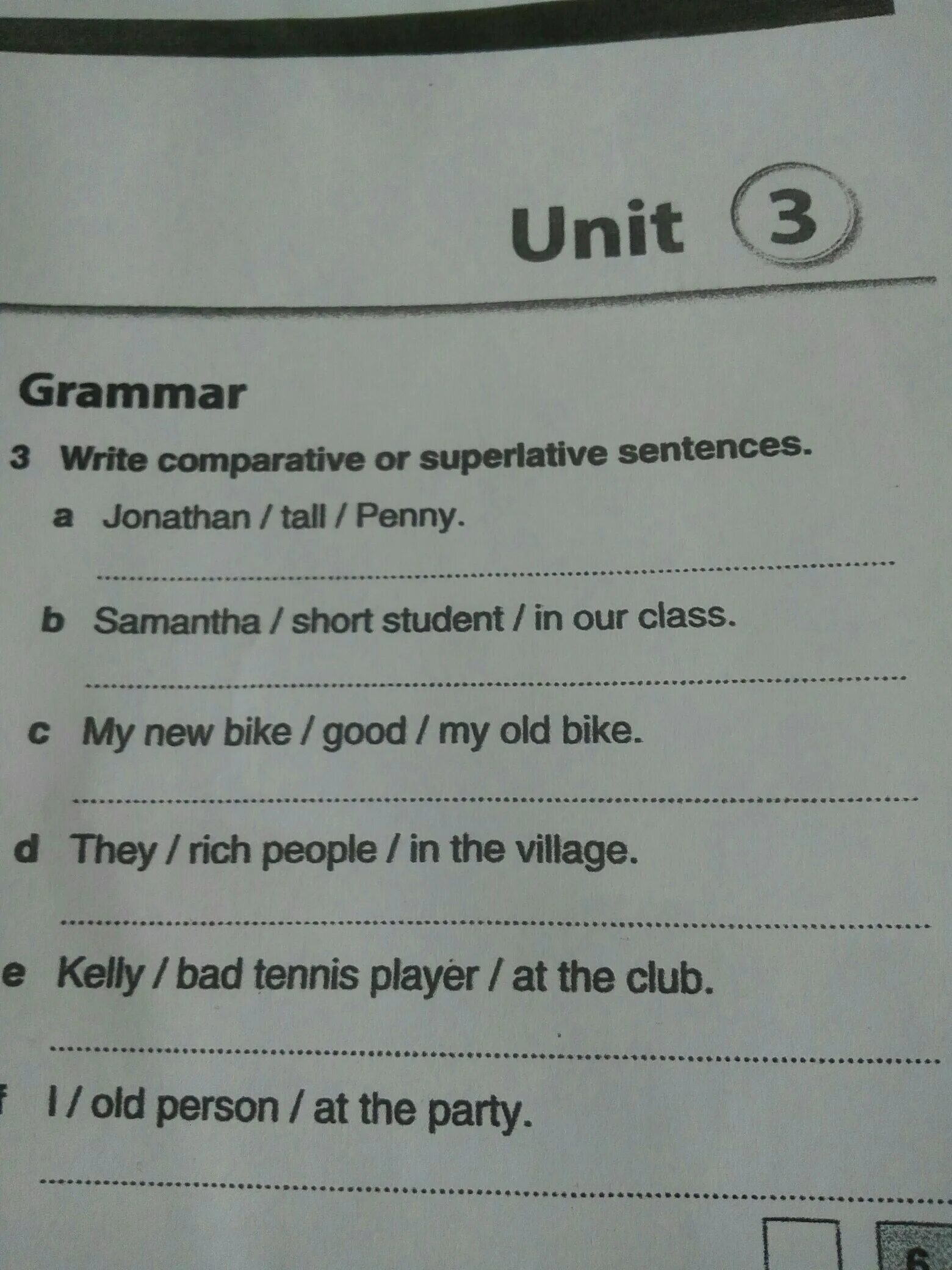 Superlative sentences. Write Comparative and Superlative sentences. Jonathan Tall Penny. Write Comparative old. Write the comparative old older