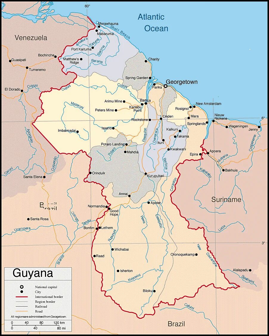 Подробная карта гайаны. Политическая карта гаяны. Суринам на карте мира. Гайана страна на карте южной америки. Столица гайаны на карте.