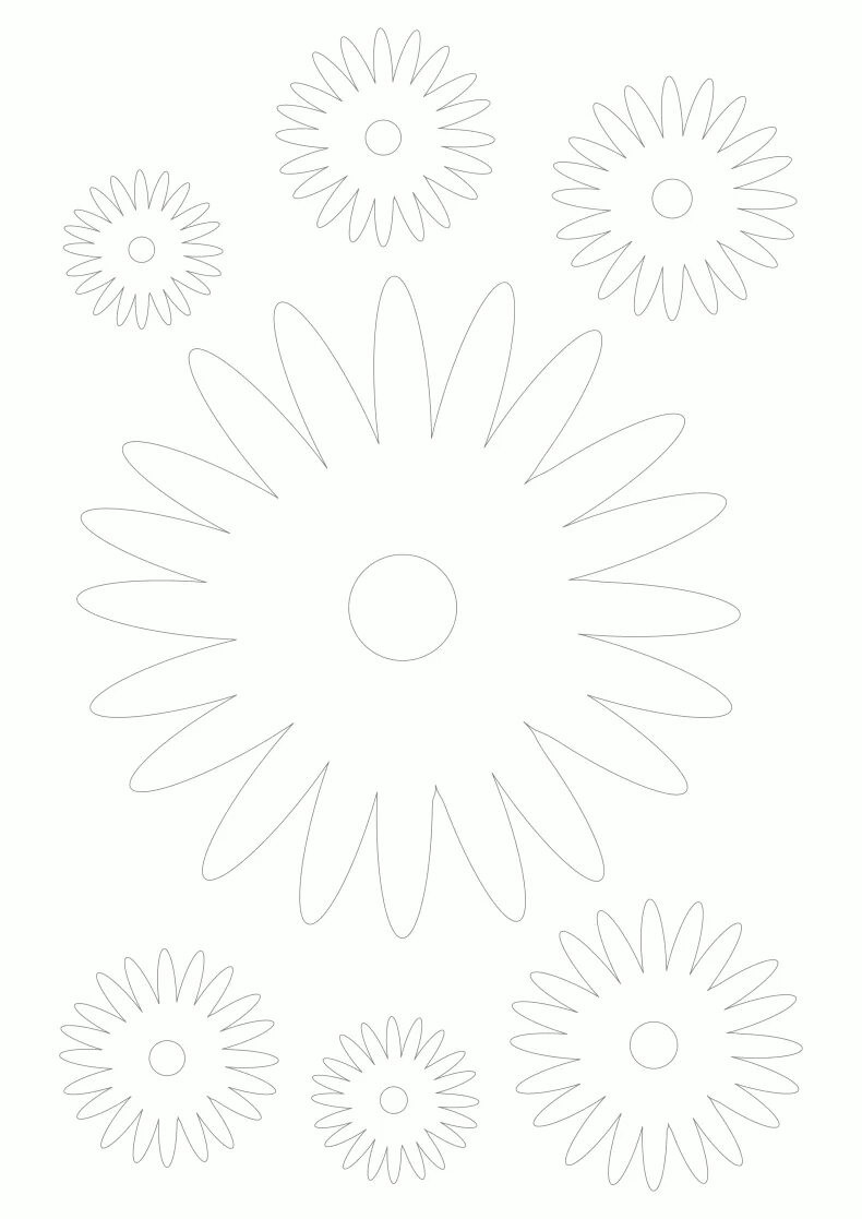 Ромашка рисунок. Рошка трафарет для вырезания. Трафарет ромашки для вырезания из бумаги. Ромашки для вырезания. Ромашка трафарет.
