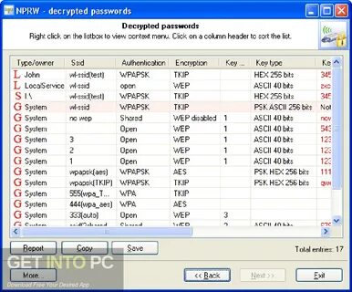 Network password