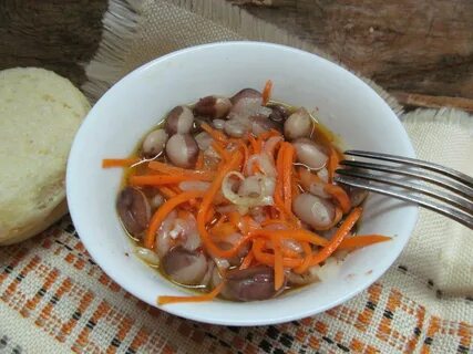 Рецепт корейской моркови с фасолью